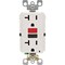 Leviton SmartlockPro Self-Test 20A White Commercial Grade 5-20R GFCI Outlet R32-GFNT2-0RW - alternate 2