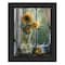 Homeroots Morning Flower 2 Black Framed Print Wall Art 415971 - alternate 1
