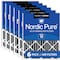 Nordic Pure 20x24x4 Plus Carbon Pleated Air Filter, High Capacity, MERV 12, 6 PK 20x24x4PM12C-6 - alternate 1