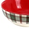 Martha Stewart 8.6 Inch Holiday Plaid Stoneware Serving Bowl in Red 140730.01 - alternate 2