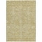 Homeroots 9' X 12' Tan And Beige Floral Washable Indoor Outdoor Area Rug 603459 - alternate 2