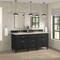 James Martin Vanities Lorelai 72" Double Vanity, Black Onyx, w/ 3 CM Tajnar Eclos Top 424-V72-BKO-3TJR - alternate 2