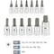 Neiko Hex and Torx Bit Socket Set, Metric 10071A - alternate 2