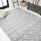 Jonathan Y Peralta Moroccan Diamond Light Gray 4 ft. x 6 ft. Indoor/Outdoor Area Rug IBZ103C-4 - alternate 2
