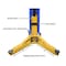 Atlas Automotive Equipment Platinum Pvl12 Ali Certified Commercial Grade Overhead 2-Post Lift 12,000 Lb. Capacity AP-PVL12-3 - alternate 2