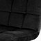 Elama 2 Piece Velvet Tufted Accent Chairs in Black with Black Metal Legs ELM-708-1-BLK - alternate 2
