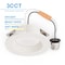 Infibrite 4 In. 3CCT Selectable 9W 750LM Recessed Retrofit LED Sleek Downlight Kit, Dimmable, Wet Rated IB-005-7-9W-WH - alternate 2