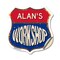 Signmission Alan's Workshop, 12 Inch X 12 Inch, Vinyl Decal SHI-D-12-489-ALAN - alternate 1