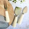 Laurie Gates California Designs Marble and Stainless Steel 3 Piece Cheese Knife Set in White 124006.03 - alternate 2