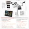 Vevor 7-in-1 Wi-Fi Weather Station 7.5 in Color Display Wireless Outdoor Sensor YT60234 - alternate 2