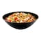 Smarty Had A Party 16 oz. Black with Gold Rim Organic Round Disposable Plastic Soup Bowls (120 Bowls), 120PK 9316-BG-CASE - alternate 2