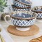 Meritage Otis 6 Piece 27 Ounce Stoneware Soup Bowl with Handle Set in Gray 117505.01 - alternate 2