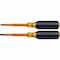 Klein Tools ESD Safe Insulated Screwdriver Set, Slotted/Phillips Tip, 1000V insulated, 2-Piece 33532-INS - alternate 1