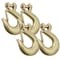 Mytee Products G70 1/2 in Clevis Slip Hook w/ Latch 11300 # WLL Trailer Safety Chain Hook, 4PK GH12-Lx4 - alternate 1