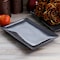 Gibson Home Urban Cafe 2 Piece 12 Inch Rectangle Stoneware Platter Set in Grey 97228.01 - alternate 2