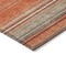 Homeroots 9' X 12' Coral Ivory And Gray Striped Washable Indoor Outdoor Area Rug 614807 - alternate 2