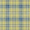 Homeroots 10' X 14' Yellow Blue And Ivory Plaid Washable Indoor Outdoor Area Rug 597140 - alternate 2