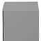 Homeroots 24" X 17" X 20" Light Grey And Dark Grey Nightstand 319117 - alternate 2