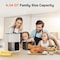 Simple Deluxe Air Fryer 6 Quart Capacity with Window Square Air Fryer 12-in-1 Air Fry, Roast, Reheat, Dehydrate,  3A88HKAIRXFRYER6BGE - alternate 3
