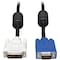 Tripp Lite DVI to VGA Cable, RGB, DVI-A, HD15 M/M, 10ft P556-010 - alternate 1