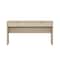 Manhattan Comfort Evelyn 60" Writing Desk in Natural (2-Drawer) DK2083-NA - alternate 1