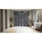 Vdomdoors Aluminum Double Doors Cynex 6777 Grey 2 Sidelights and Top Transom Mirrored Clear Glass Modern Pain CYNEX6777DEXD-GRE-W14+72+14xH80+14-RH-O - alternate 2