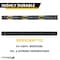 Traffic Kontrol Parking Wheel Stop Block Curb Kit, Rubber, 4 in Height, 72 in Length, 28 lbs TK-PS-6-BKYW-B-KIT - alternate 2