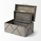Homeroots 11" Gray Solid Wood Box With Lid 392584 - alternate 2