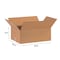 Zoro Select 16 in x 10 in x 6 in Shipping Box, Kraft, Corrugate, Single Wall, 32 ECT 11R384 - alternate 2