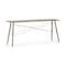 Homeroots 66" Brown Solid Wood Console Table 380221 - alternate 2
