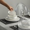 Dinewares Perlaceo Luxurious Collection of 16-Piece White with Gold Rim Bone China Dinnerware Set - QI004761.16 - alternate 2