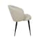 Manhattan Comfort Looma Metal Vegan Leather Side Chair in Stone Gray - Set of 2 DC1530-1 - alternate 2