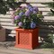 Pure Garden Rattan Style Outdoor Planter Box 14.65-Inch-Square Decorative Flower or Plant Pot 50-LG1468 - alternate 3