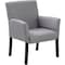 Boss Guest Chair, Gray Seat, Gray Back, 26 in W 27" L 38-1/2" H, Box, Fabric Seat B659-MG - alternate 1