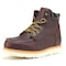 Handpoint Mens 6 in Soft Toe Work Boots-Water Resistant Brown Leather Safety Boots, EH Rated, 8 HVB305-EE-8 - alternate 1
