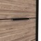 Homeroots 42" Brown and Black Six Drawer Double Dresser 544052 - alternate 2