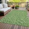 Homeroots 10' X 14' Green Blue And Ivory Polka Dot Washable Indoor Outdoor Area Rug 599039 - alternate 2