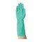 Ansell SOLVEX 37175 CHEMICAL-RESISTANT GLOVES, 10, NITRILE, GREEN, FLOCKED COTTON 37-175-10 - alternate 2