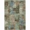 Homeroots 8' X 10' Green Gray And Sky Blue Abstract Washable Indoor Outdoor Area Rug 630774 - alternate 2