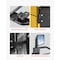 Vevor 2-Door Jeep Tube Doors Jeep Tubular Door for 2018-2024 Jeep Wrangler JL YK-GMD-SL-JL-2 - alternate 2