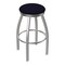 Holland Bar Stool Co 802 Misha Stainless Steel 36in Swivel Bar Stool with Canter Twilight Seat 80236SS002 - alternate 1