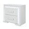 Global Furniture Usa Contemporary Naomi Silver Marble Nightstand With Led NAOMI-SILVER MARBLE-NS W/ LED - alternate 2