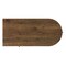 Homeroots 38" Brown and Black Solid Manufactured Wood Writing Desk With Two Drawers 389437 - alternate 2