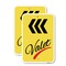 Signmission Valet Left Arrow 3, 12'' X 18'' 2 Signs, Heavy Gauge Aluminum, 2PK A-1218-2PACK-22772 - alternate 1