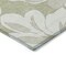 Homeroots 3' X 5' Artichoke Green Ivory And Taupe Floral Washable Indoor Outdoor Area Rug 589518 - alternate 2