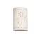 Luxury Lighting Mirage Flats 15 in Tall Ceramic Outdoor Wall Light, Paintable White Bisque Finish, 2PK (2) 103-22B-W-ud-7 - alternate 2