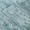 Homeroots 8' Teal Blue Charcoal And Gray Round Abstract Washable Indoor Outdoor Area Rug 618783 - alternate 2