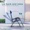 Serenelife Outdoor Zero Gravity Lounge Chair Set with Table SLZGHTBBU45 - alternate 2