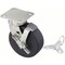 Zoro Select Plate Caster, 1760 lb. Load, Black Wheel P25S-NMB060K-14-WB-DL - alternate 2