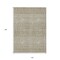Homeroots 10' X 14' Taupe Green And Ivory Tribal Washable Indoor Outdoor Area Rug 582655 - alternate 2